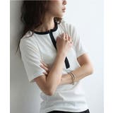 フロントホックリブ半袖トップス | Vita Felice | 詳細画像11 