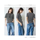 フロントホックリブ半袖トップス | Vita Felice | 詳細画像17 