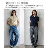 透かし編みニットポロシャツ | Vita Felice | 詳細画像15 