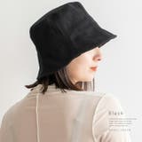 ブラック | ショートブリムチューリップバケットハット | Vita Felice