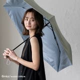 グレー | インナーカラー晴雨兼用折りたたみ傘（親骨60cm） | Vita Felice