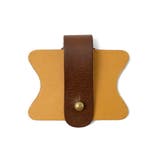 ブラウン | 【日本製】本革イヤホンクリップ | Vita Felice