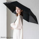 ブラック | 晴雨兼用折りたたみ傘（親骨60cm/トート型傘袋） | Vita Felice