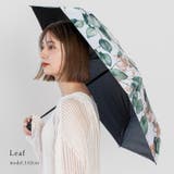 リーフ | 【晴雨兼用】アートプリント折りたたみ傘（カラフル/軽量） | Vita Felice