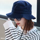 ネイビー | 撥水ベンチレーションハット | Vita Felice