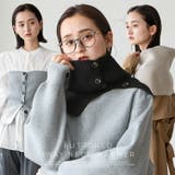 ボタン付き3WAYネックウォーマー | Vita Felice | 詳細画像1