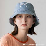リボンライトブルー | デニムバケットハット | Vita Felice