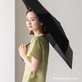 ブラック | 晴雨兼用折りたたみ日傘(安全自動開閉シャフト) | Vita Felice