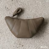 モカ | 羊革クロワッサン型ポーチ | Vita Felice