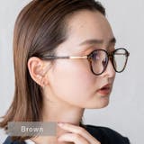 ブラウン | ユニセックス伊達メガネ | Vita Felice