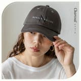 チャコール | コットンツイルロゴキャップ（深め） | Vita Felice