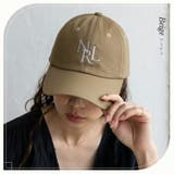 ベージュ | コットンツイルロゴキャップ（深め） | Vita Felice