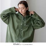 カーキ | ロングレインコート | Vita Felice