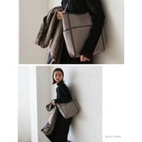 バケツ型キャンバスワンショルダーバッグ | Vita Felice | 詳細画像30 