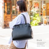 ブラック | ダブルジップロングハンドルボストントート | Vita Felice