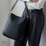 ブラック | 編み上げハンドル 2way縦型バッグ | Vita Felice