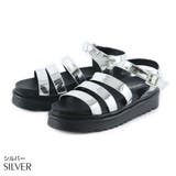 シルバー | Vivian 多重ベルト 厚底 | VIVIAN COLLECTION