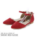 スモーキーレッドスエード | Vivian ポインテッドトゥ セパレート | VIVIAN COLLECTION