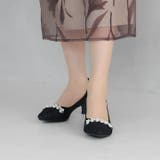 ビジューパール飾りグリッターレースパンプス | VIVIAN COLLECTION | 詳細画像11 