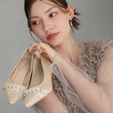 ビジューパール飾りグリッターレースパンプス | VIVIAN COLLECTION | 詳細画像21 