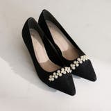 ビジューパール飾りグリッターレースパンプス | VIVIAN COLLECTION | 詳細画像5 