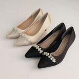 ビジューパール飾りグリッターレースパンプス | VIVIAN COLLECTION | 詳細画像7 