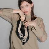 ポインテッドトゥビジューバックルパンプス | VIVIAN COLLECTION | 詳細画像9 