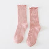 ピンク | フリルリブソックス | VIVIAN COLLECTION
