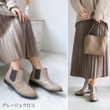 軽量ソール&ローヒールサイドゴアショートブーツ | VIVIAN COLLECTION | 詳細画像14