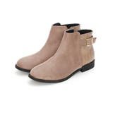 グレージュクロコ | 軽量ソール&ローヒールベルテッドショートブーツ | VIVIAN COLLECTION