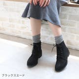 軽量ソール&ローヒールレースアップショートブーツ | VIVIAN COLLECTION | 詳細画像13