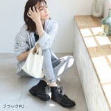 軽量ソール&ローヒールレースアップショートブーツ | VIVIAN COLLECTION | 詳細画像14