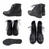 軽量ソール&ローヒールレースアップショートブーツ | VIVIAN COLLECTION | 詳細画像3