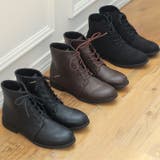 軽量ソール&ローヒールレースアップショートブーツ | VIVIAN COLLECTION | 詳細画像8