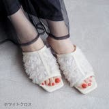 スクエアトゥチュールクリアヒールサンダル | VIVIAN COLLECTION | 詳細画像19