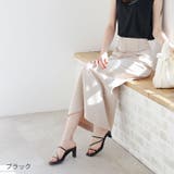 スクエアトゥアシメ華奢ストラップヒールサンダル | VIVIAN COLLECTION | 詳細画像18