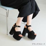 厚底プラットフォームアンクルストラップサンダル | VIVIAN COLLECTION | 詳細画像14