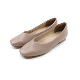 ベージュPU | スクエアトゥ2cmヒール感激パンプス | VIVIAN COLLECTION