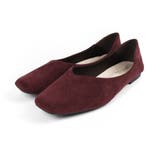 ワインスエード | スクエアトゥVカットバブーシュ | VIVIAN COLLECTION