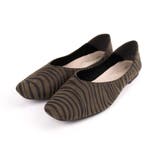 ゼブラ | スクエアトゥVカットバブーシュ | VIVIAN COLLECTION