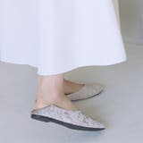 スクエアトゥ切り替えデザインバブーシュ | VIVIAN COLLECTION | 詳細画像20
