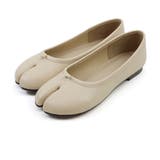 アイボリー | 足袋デザインバレエシューズ | VIVIAN COLLECTION