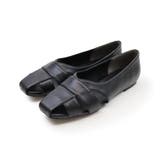 ブラック | サッ！と履けるグルカフラットシューズ | VIVIAN COLLECTION