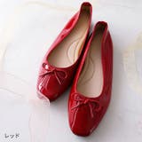 スクエアトゥソフトタッチフラットバレエシューズ | VIVIAN COLLECTION | 詳細画像15