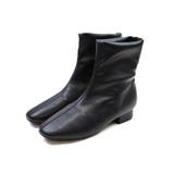 ブラック | 履きごこちやみつき感激 晴雨兼用ストレッチショートブーツ | VIVIAN COLLECTION