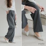 ポインテッドトゥVカット切り替えデザインフラットパンプス | VIVIAN COLLECTION | 詳細画像12