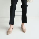 ポインテッドトゥVカット切り替えデザインフラットパンプス | VIVIAN COLLECTION | 詳細画像13