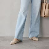 ポインテッドトゥVカット切り替えデザインフラットパンプス | VIVIAN COLLECTION | 詳細画像16