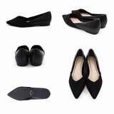 ポインテッドトゥVカット切り替えデザインフラットパンプス | VIVIAN COLLECTION | 詳細画像4