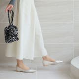 ポインテッドトゥVカット切り替えデザインフラットパンプス | VIVIAN COLLECTION | 詳細画像11